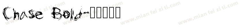 Chase Bold字体转换
